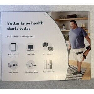 Hinge Health Knee Health Kit Tablet Motion Sensors Resistance Bands Charger